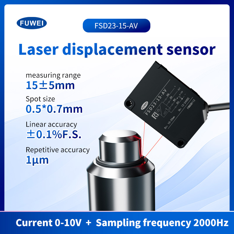 Analogspannung von Laserverschiebungssensor 0-10 V
